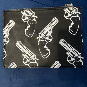 Black and white new without tag clutch/cross bag
